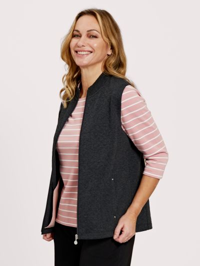 PennyPlain Gilet - Charcoal