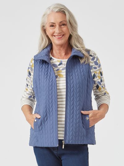 TIGI  Multi Quilt Panel Gilet