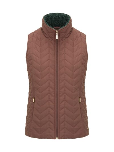 TIGI Fleece Collar Gilet