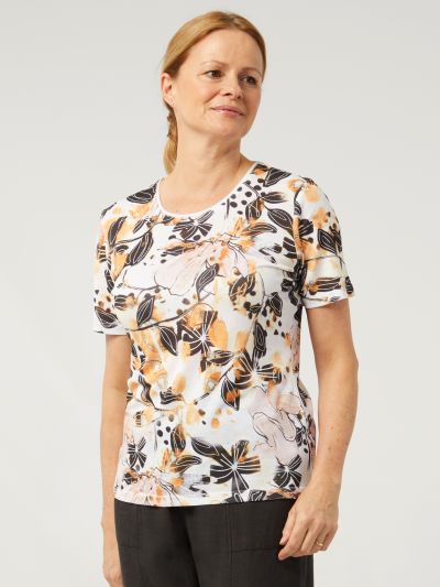 TIGI Collage Print Top