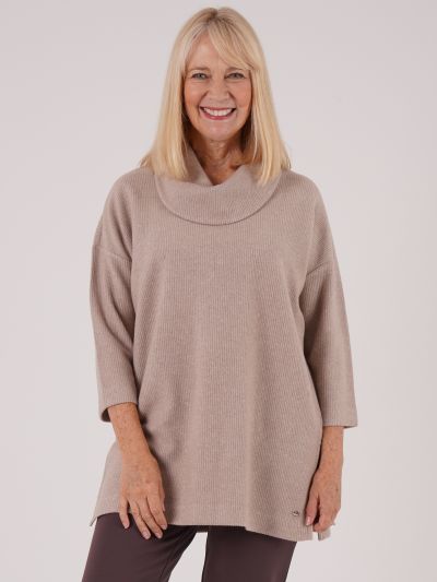 TIGI Alpaca Cowl Neck Tunic