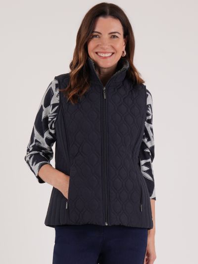 TIGI Quilt Sherling Gilet