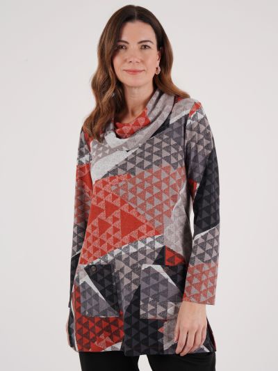 TIGI Pyramid Print Tunic