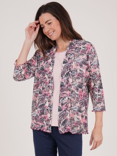 TIGI Leaf All-over-print Shrug