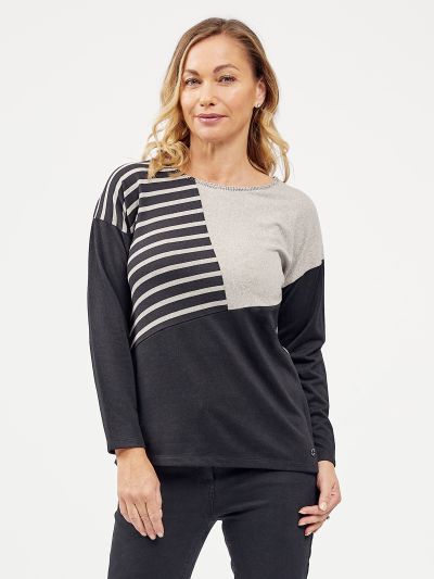 VIZ-A-VIZ  Semi Striped Stone Top