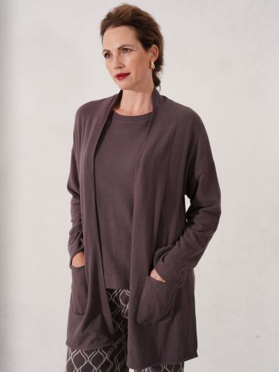 VIZ-A-VIZ Blanket Stitch Cardi