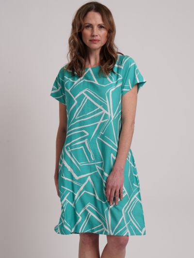 VIZ-A-VIZ Tribal All-over-print Dress